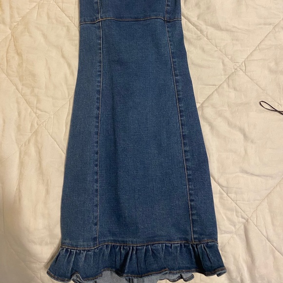 blue jean dress - Picture 2 of 2